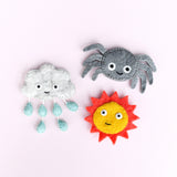 Itsy Bitsy Spider (Incy Wincy Spider)Finger Puppet Set