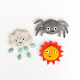 Itsy Bitsy Spider (Incy Wincy Spider)Finger Puppet Set
