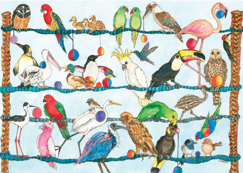 Greeting Card - Birds by Jenny Laidlaw, Dragonfly Toys 