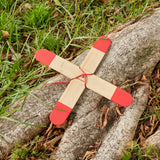 Kikkerland Great Outdoors - Huckleberry Pocket Boomerang, Dragonfly Toys 