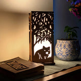 Koala and Wombat: Australian Hardwood Lamp
