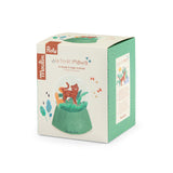 La Foret Mawa musical snow globe - Taigo the Leopard