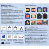 Lantern cardboard blue / 12 sheets, Dragonfly toys 