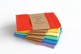 Laura’s Play Cotton Set of 6 Rainbow 50 x 50 cm