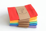 Laura’s Play Cotton Set of 6 Rainbow 50 x 50 cm