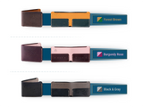 Leather Crafting Kit “Wallet” Burgundy/Rose