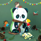 Leo the Panda 24pc Silhouette Puzzle by Djeco DJ7282