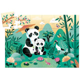 Leo the Panda 24pc Silhouette Puzzle by Djeco DJ7282