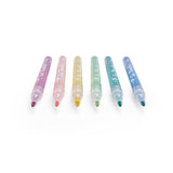 Les Rosalies 6 glitter felt pens