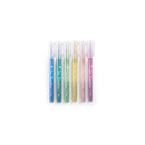 Les Rosalies 6 glitter felt pens
