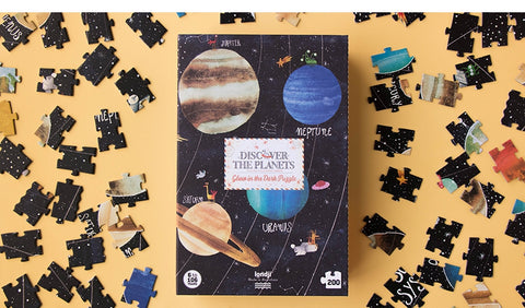 Londji Discover the Planets Puzzle - Glow in the Dark Puzzle