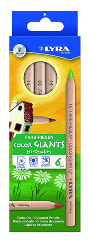 Lyra Colour Giants Pencils(Pack of 6)