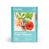 Make Your Own Paper Flowers Craft Kit by Kikkerland, Dragonfly Toys 