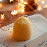 Mini Beehive Pure Beeswax Candle, Dragonfly Toys 
