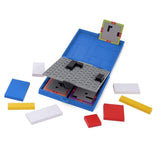 Mondrian Blocks Puzzle Game Blue Edition, Dragonfly Toys 