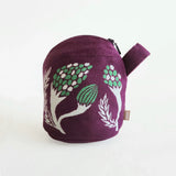 Morita MiW Gusseted Pouch, Rabbits in the Plains Flowers