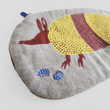 Morita MiW Pouch, Armadillo and pill bug in Grey