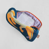 Morita MiW Pouch, Crocodile and Butterfly in Navy