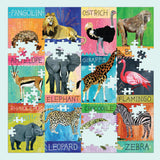 Mudpuppy 500 Pc Puzzle - Painted Safari