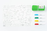 Scribble Mat Reusable Colouring Portable Mat - On the Farm