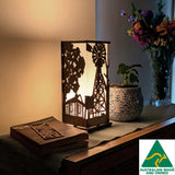 Outback Station: Australian Hardwood Lamp