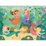 Petit Collage Floor Puzzle - Mermaid Friends Multi-Coloured