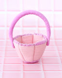 Petite Pink Felt Easter Basket
