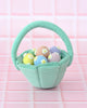 Petite Teal Felt Easter Basket Dragonfly Toys 
