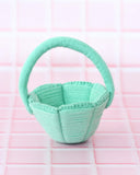 Petite Teal Felt Easter Basket Dragonfly Toys 