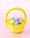 Petite Yellow Felt Easter Basket