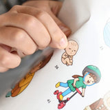 Poppik Educational Human Body Poster + 49 Stickers the Human Body