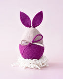 Purple Easter Egg Cover with Bunny Ears, Dragonfly Toys 