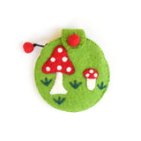 Purse - Mushroom (Green) Tara treasures