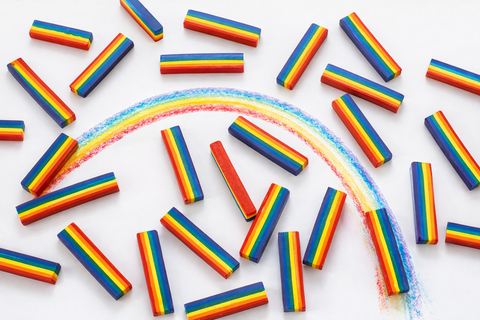 RainbowCrayonsDragonflyToys