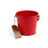 Red Metal Bucket