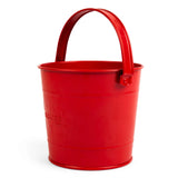 Red Metal Bucket