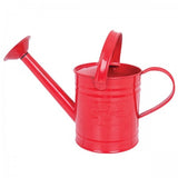 Red Metal Watering Can