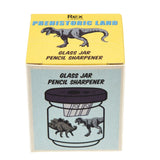 Rex London Glass Jar Pencil Sharpener – Dinosaurs