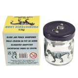 Rex London Glass Jar Pencil Sharpener – Dinosaurs