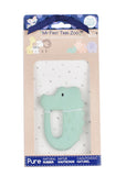 Rubber Crocodile Flat Teether -Boxed