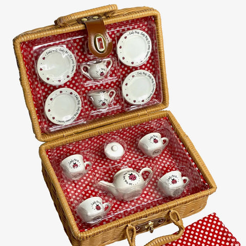 Schylling Ladybug Tea Set Dragonfly Toys