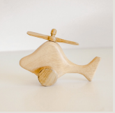 Small Wooden Helicopter