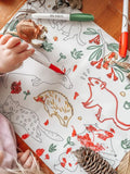 Scribble Mat Reusable Colouring Portable Mat - Baby Australian Animals