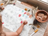 Scribble Mat Reusable Colouring Portable Mat - In the Garden