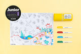Scribble Mat Reusable Colouring Portable Mat - In the Garden