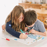 Scribble Mat Reusable Colouring Portable Mat - Under the Sea