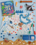Scribble Mat Reusable Colouring Portable Mat - Under the Sea