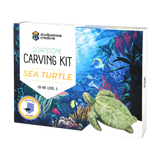 Sea Turtle Soapstone Carving Kit Studiostone Creative, Dragonfly Toys 