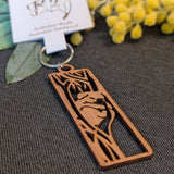 Sleepy Koala: Australian Wooden Keyring