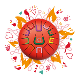 Tambu Steel Drum Large - Scarlet Sunrise, Dragonfly Toys 